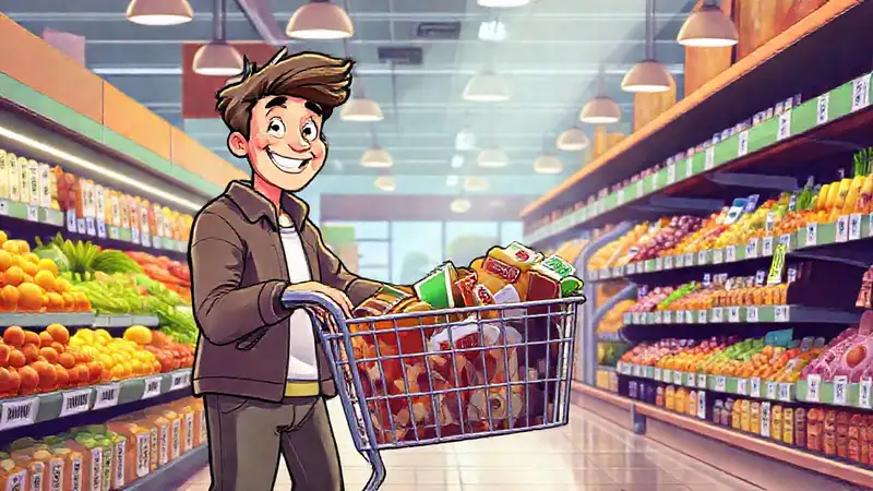 Supermercado Bright: compra saludable y alegre