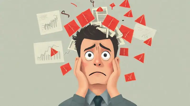 Un hombre afligido enfrenta un caos financiero