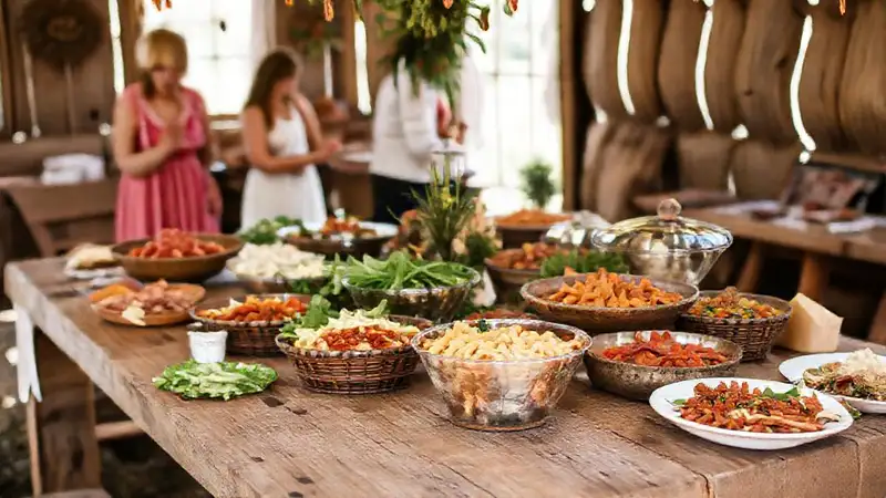 Boda boho alegre y económica