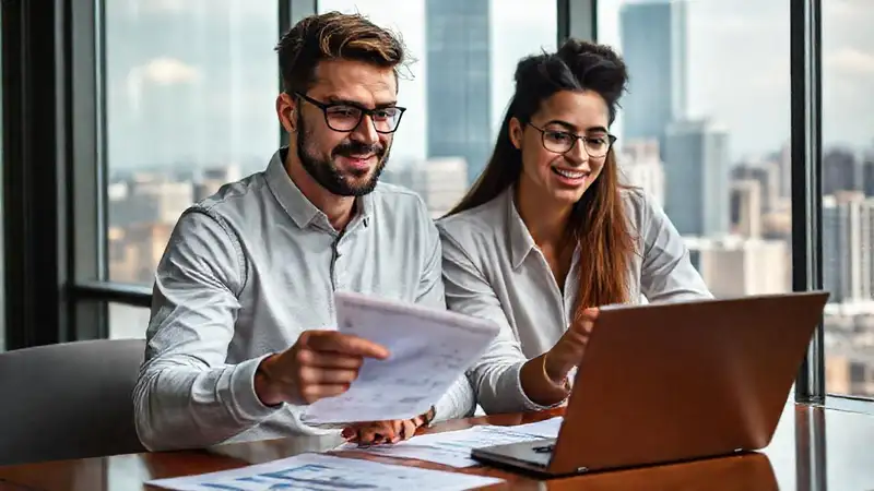 Millennials negocian dinero con confianza moderna